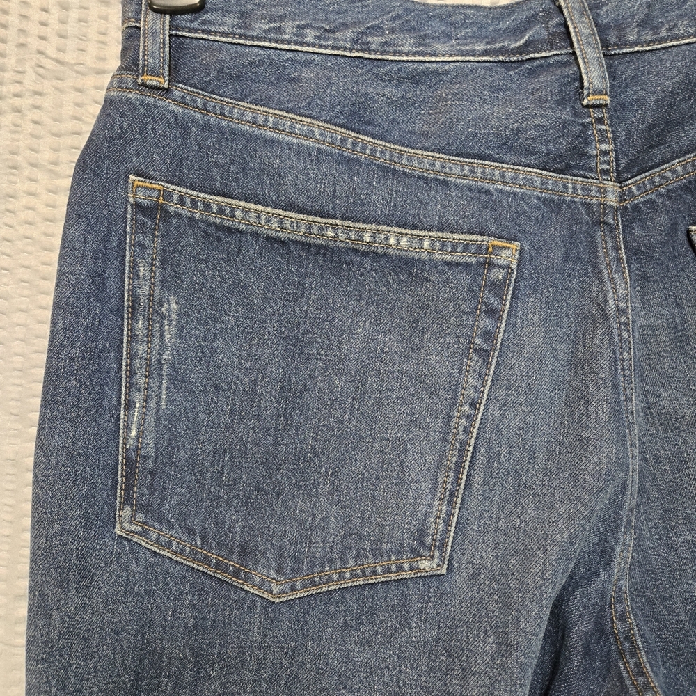 J. Crew Dark Blue Flare & Wide Leg Jeans - Picture 13 of 16